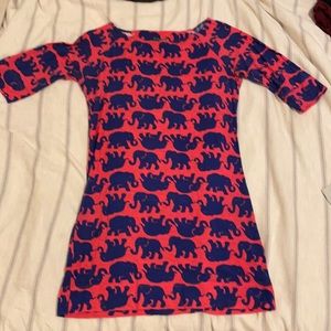 Lilly Pulitzer - Pink and Navy Cassie Dress -XS